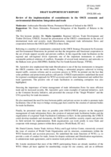 Draft Rapporteur's Report. Rapporteur: Mr. Denis Sidorenko, Permanent Delegation of the Republic of Belarus to the OSCE