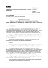 Beschluss Nr. 1131 des Ständigen Rates