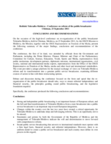 'Rethink Teleradio-Moldova' - Conclusions and Recommendations