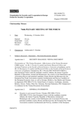 Journal of the 766th Plenary Meeting of the Forum for Security Co-operation