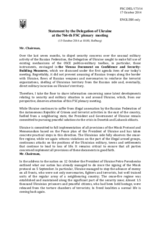 Further statement by the Delegation of Ukraine on the situation in and around Ukraine