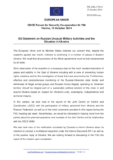 Statement by the Italian EU Presidency on the situation in and around Ukraine