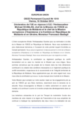 Déclaration de l’UE en réponse à S.E. l’Ambassadeur Michael Scanlan et Monsieur Francesco Bastagli