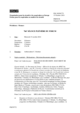 Journal de la 766ème séance plénière du Forum