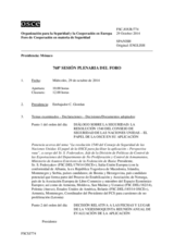 Diario de la 768ª Sesión plenaria del Foro de Cooperación en materia de Seguridad  