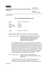 Journal der 1021. Plenarsitzung des Ständigen Rates 