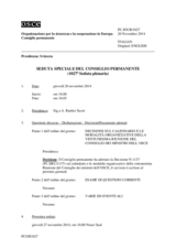 Giornale della 1027a Seduta speciale del Consiglio permanente