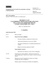 Décision No 1137 du Conseil permanent
