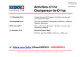 Report on the activities of the Chairperson-in-Office