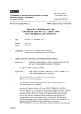 Journal of the 58th Joint Meeting of the Forum for Security Co operation and the Permanent Council 
