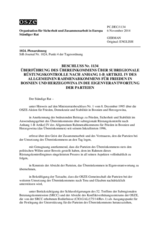 Beschluss Nr. 1134 des Ständigen Rates