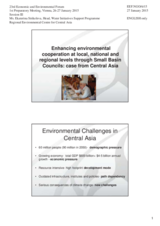 Presentation by Ms. Ekaterina Strikeleva, Head, Water Initiatives Support Programme