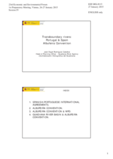 Presentation by Mr. José Anguel Rodrigues Cabellos, Head of Planning Office, Guadiana River Basin Authority