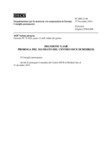 Decisione N.1148 del Consiglio permanente