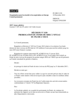 Décision No 1150 du Conseil permanent