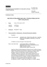 Diario de la 1036ª Sesión extraordinaria del Consejo Permanente 