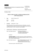 Giornale della 1034a Seduta speciale del Consiglio permanente