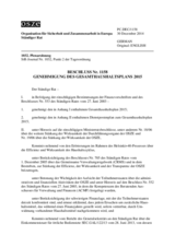 Beschluss Nr. 1158 des Ständigen Rates