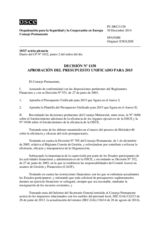 Decisión Nº 1158 del Consejo Permanente