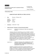 Journal of the 1039th Plenary Meeting of the Permanent Council