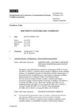 Giornale della 1038a Seduta plenaria del Consiglio permanente