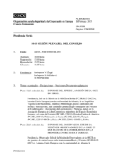 Diario de la 1041ª Sesión plenaria del Consejo Permanente 