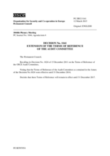 Permanent Council Decision No. 1161