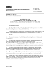 Permanent Council Decision No. 1162 