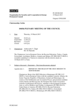 Journal of the 1045th Plenary Meeting of the Permanent Council