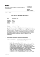 Journal de la 1046ème séance plénière du Conseil