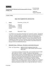 Journal der 1046. Plenarsitzung des Ständigen Rates 