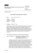 Diario de la 1046ª Sesión plenaria del Consejo Permanente 