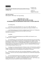 Beschluss Nr. 1162 des Ständigen Rates