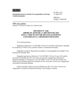 Décision No 1168 du Conseil permanent