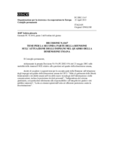 Decisione N.1167 del Consiglio permanente