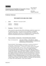 Diario de la 788ª Sesión plenaria del Foro de Cooperación en materia de Seguridad  