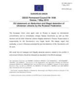 Statement by the Latvian EU Presidency on the abduction and illegal detention of Ukrainian citizens by the Russian Federation
