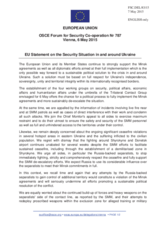 Statement by the Latvian EU Presidency on the situation in and around Ukraine