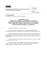 Decisione N.1/15 del Foro di cooperazione per la sicurezza