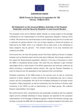 Statement by the Latvian EU Presidency on the situation in and around Ukraine