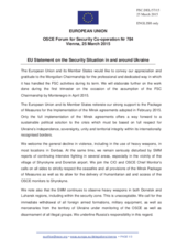 Statement by the Latvian EU Presidency on the situation in and around Ukraine