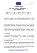 Statement by the Latvian EU Presidency on the situation in and around Ukraine