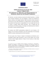 Statement by the Latvian EU Presidency on the abduction and illegal detention of Ukrainian citizens by the Russian Federation