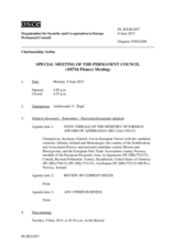 Journal of the 1057th Special Plenary Meeting of the Permanent Council