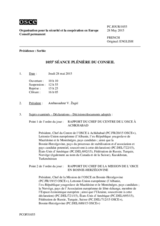 Journal de la 1055ème séance plénière du Conseil