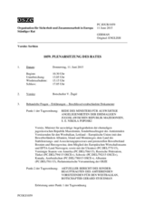 Journal der 1059. Plenarsitzung des Ständigen Rates 