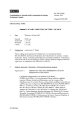 Journal of the 1060th Plenary Meeting of the Permanent Council