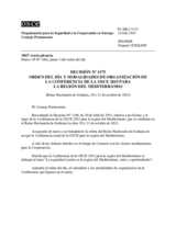 Decisión Nº 1175 del Consejo Permanente