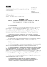 Décision No 1176 du Conseil permanent