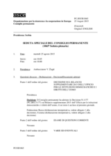 Giornale della 1065a Seduta speciale del Consiglio permanente